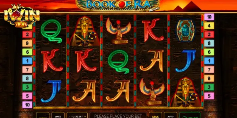 Khám phá các tính năng thú vị trong Book of Ra tại IWIN